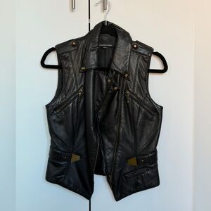 Alexander Wang biker leather vest